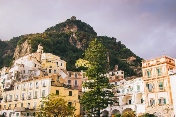 Bâtiments colorés d'Amalfi