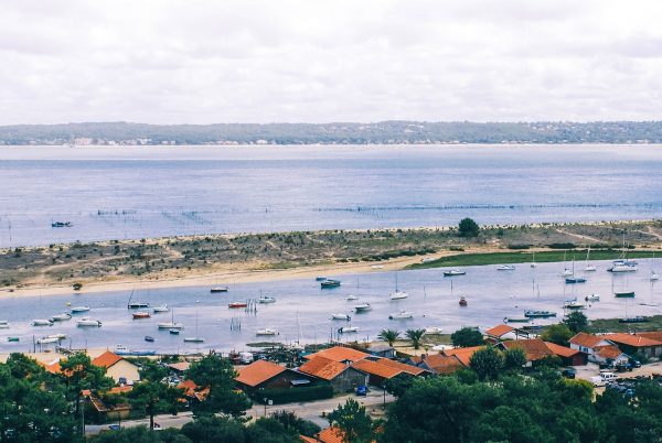 Bassin d'Arcachon vu depuis le Cap Ferret